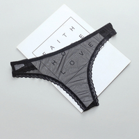 Niesamowite kobiety bielizna G String koronkowa bielizna Femal Sexy t-back stringi Sheer figi Japan Style niskiej talii przezroczyste figi 1